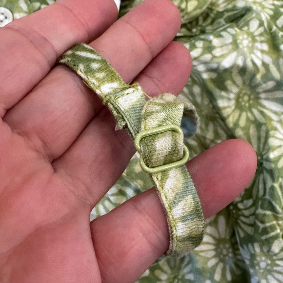 American Eagle Green Floral Button-Front Tank | NWT | Size XL - Picture 6 of 7